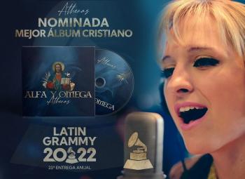 Cantora católica argentina Athenas Venica foi indicada ao Grammy Latino de 2022