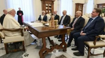 Papa Francisco recebe representantes de Israel e da Palestina no Vaticano